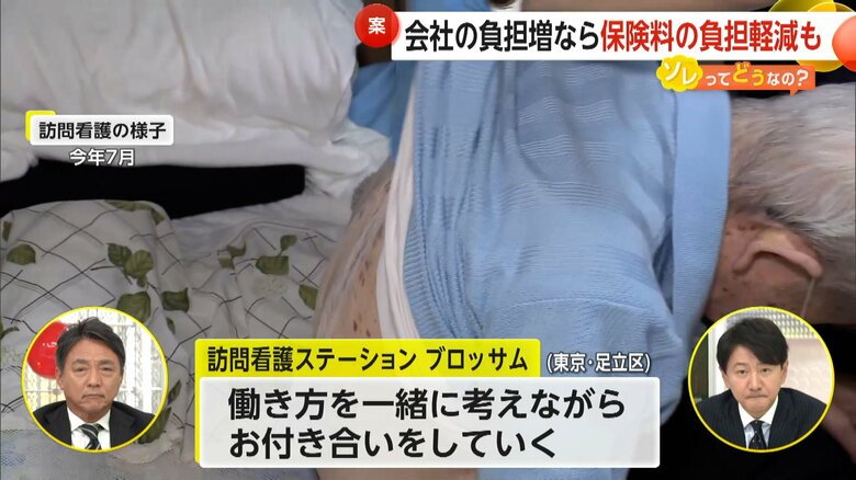 「働き方を一緒に考えながらお付き合いをしていく」と話す東京・足立区の訪問看護会社