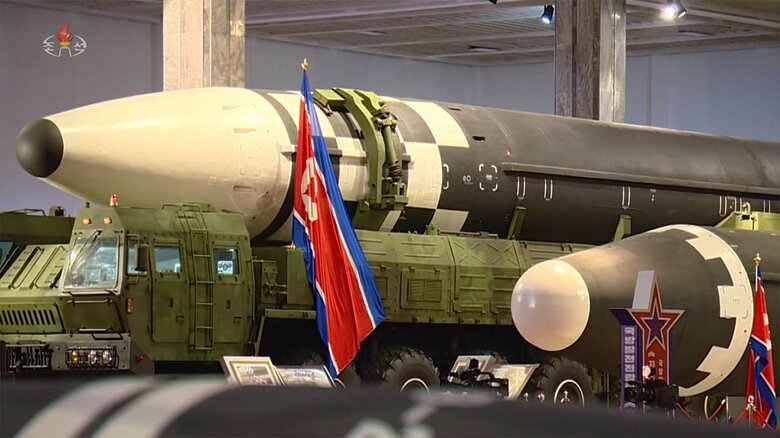北朝鮮のミサイル（資料映像）