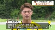 【ベガルタ仙台】リーグ開幕を１カ月後に控えたキャンプ初日　復帰の中島元彦選手「自分がチーム引っ張る」