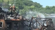 呉市の船解体現場火災から一夜　鎮火のめど立たず　引き続き３６５世帯に避難指示　広島