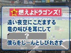 『燃えよドラゴンズ!』は「バンテリンドームナゴヤにつめかけた~♪」にはならず 球団が新たな歌詞を発表