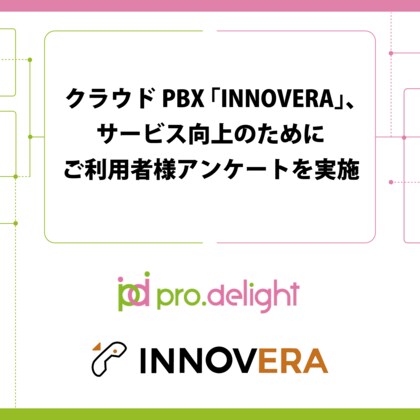 クラウドPBX「INNOVERA」、サービス向上のためにご利用者様アンケートを実施