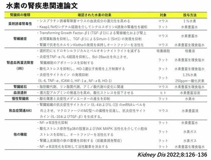 低濃度水素吸入と慢性腎臓病・透析合併症― これまでの研究知見を踏まえて ―