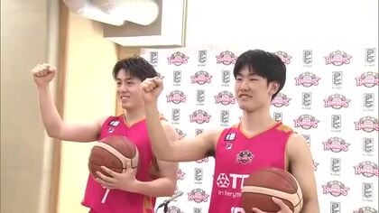 「いずれはチームの中心選手に」　ハピネッツ、新人ドラフト指名で加入の2選手が意気込み語る　秋田