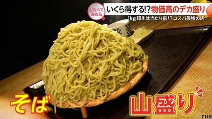 いくら得する？物価高のデカ盛り【しらべてみたら】
