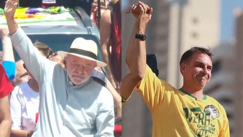 ブラジル大統領選は決選投票へ　開票率99％超え　右派ボルソナロ氏が47％あまりで首位　左派で現職ルラ氏は45％あまり獲得