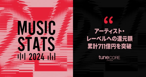TuneCore Japan『MUSIC STATS 2024』公開
