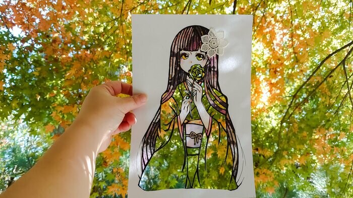 背後の景色が変わると印象も変わる