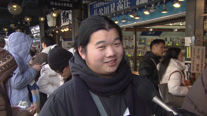 中国から新潟の大学に留学中の男性