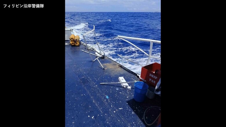 中国当局の船が「意図的に体当たり」　フィリピン船に南シナ海で　中国は反論｜FNNプライムオンライン