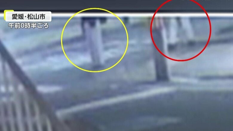 【独自】歩幅変え忍び足で…背後から30代女性切りつけ　防犯カメラに犯行の瞬間　逃走した“見知らぬ男”の行方追う　愛媛・松山市｜FNNプライムオンライン