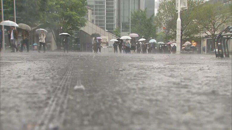 1日は雨がやんだ後も再び1時間に40mmの大雨や落雷、竜巻などに注意　沿岸部は強風により交通機関に影響も｜FNNプライムオンライン