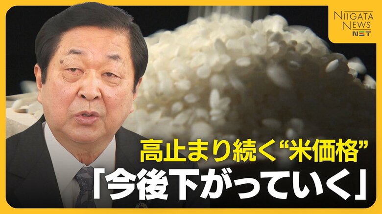 “米価暴落”懸念も…今後どうなる？高止まり続くコメ価格　在庫量増でJA新潟中央会長が見通し「今後は下がる」｜FNNプライムオンライン