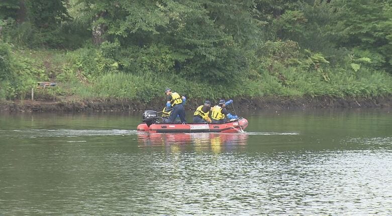 人工池で溺れて行方不明の男性を発見、救助も死亡を確認　新潟県の会社役員の69歳男性　「流された釣り竿を取りに行ったら…」水深2ｍ前後の場所で姿消す　長野・飯山市｜FNNプライムオンライン