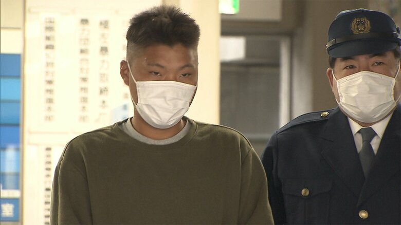 逮捕された高桑岳容疑者(24)(5日 代々木署)