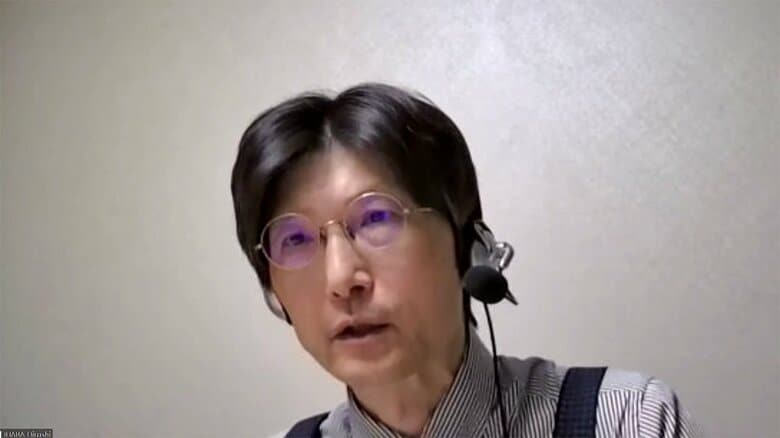 フジテレビの取材に応じる井原裕 精神科医師