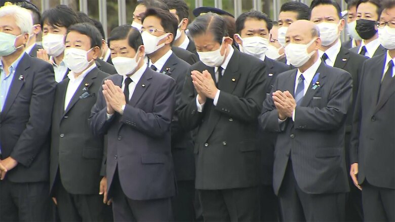 国会前には、山口代表ら公明党幹部の姿が見られた