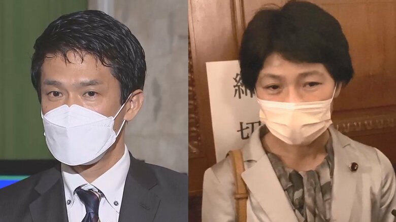 小川淳也元総務政務官（50 左）西村智奈美元厚労副大臣（54 右）