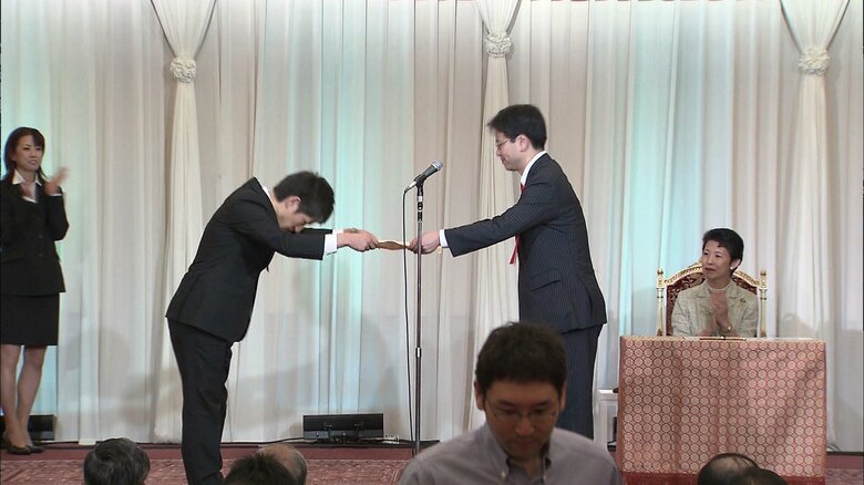 文部科学大臣賞を受賞した東北大学大学院 内田健一さん