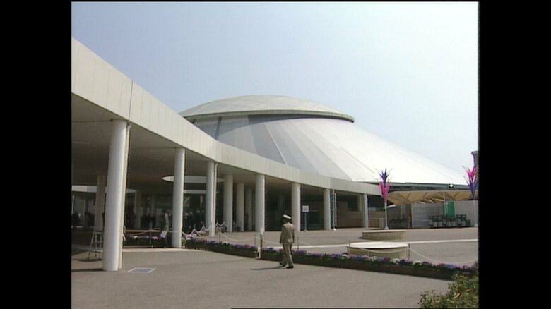 開会式が行われたEXPOドーム