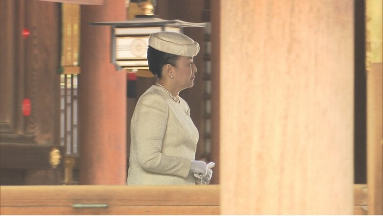 明治神宮を参拝された信子さま　4月17日