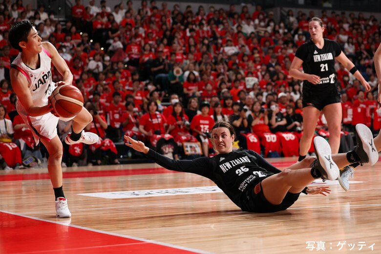 対ニュージーランド第2戦での町田瑠唯（6日、東京・有明アリーナ）