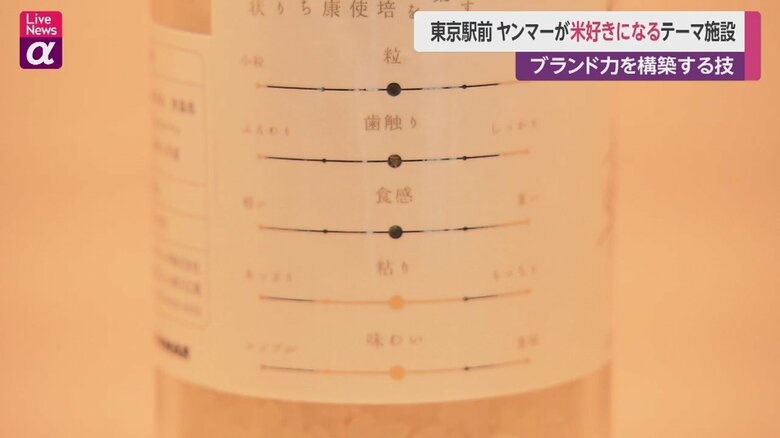 裏を見ると、米の特徴が一目でわかる