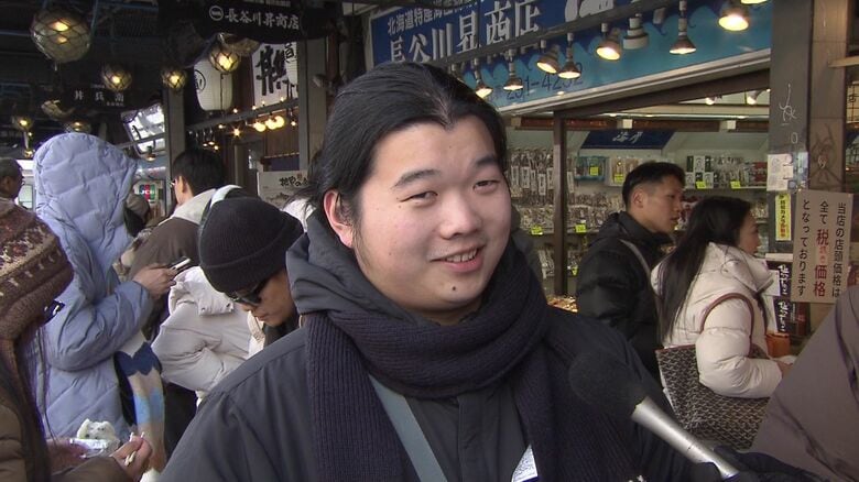 中国から新潟の大学に留学中の男性