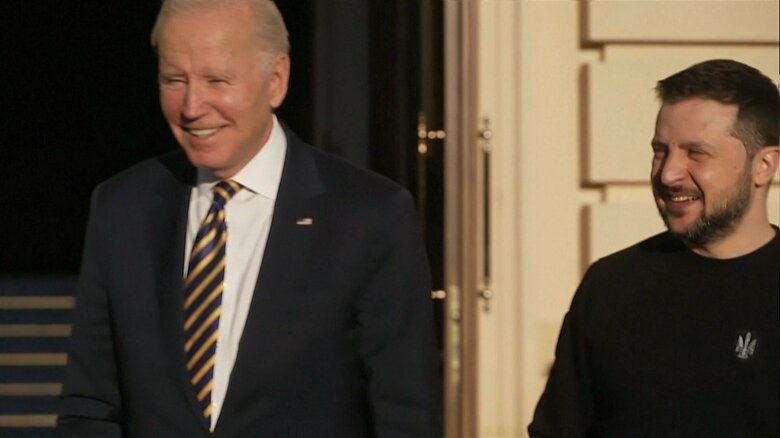 キーウを電撃訪問したバイデン大統領