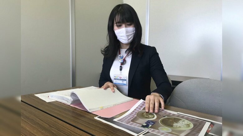 静岡市両河内学校給食センターの栄養士・瀬戸有紗さん