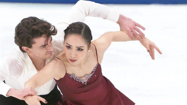 「五輪選考のときと変わらない緊張していた」という小松原美里（2023年全日本）