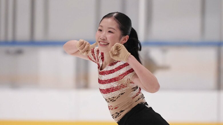 今季シニアデビューした中井亜美は2位に（東京選手権、ショート）