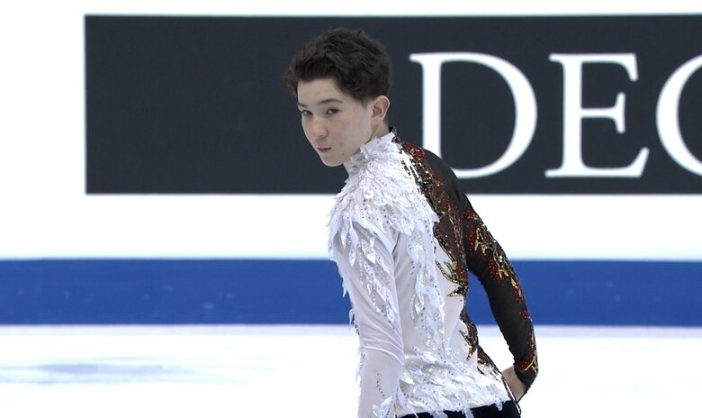 ショートに挑むのが怖かったという中田（2024年世界ジュニア）