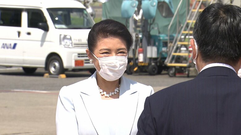 25日午前、羽田空港をご出発