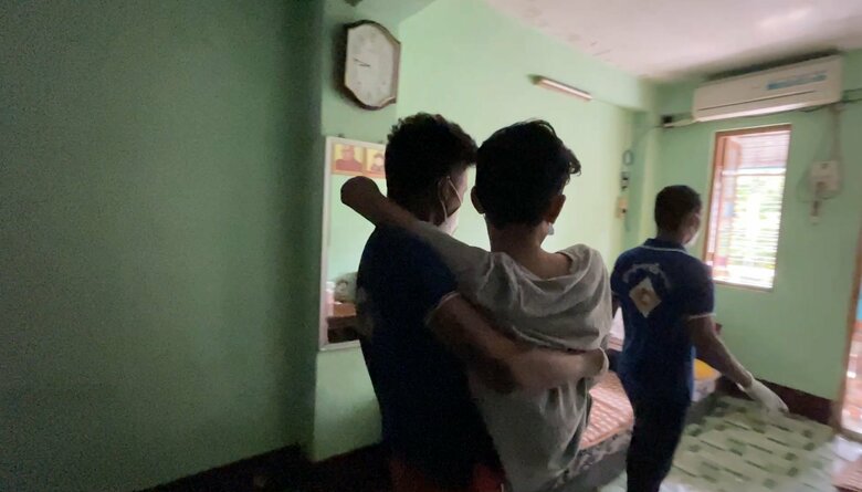 急病人の搬送活動も行う