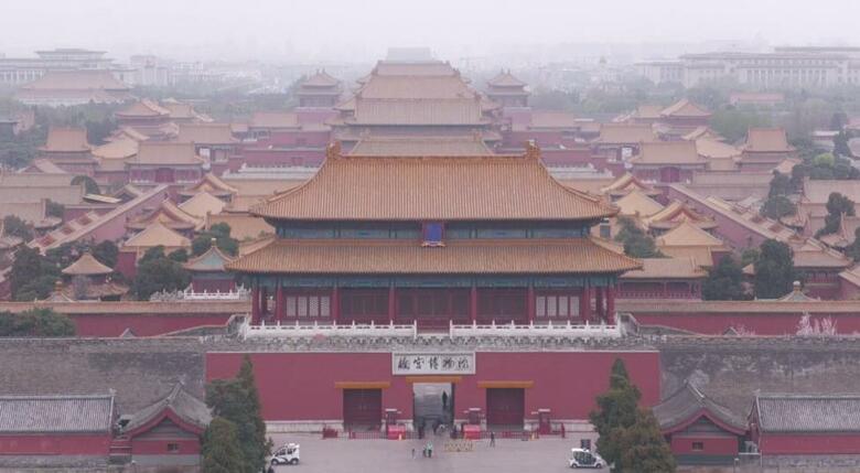 景山公園から見る故宮