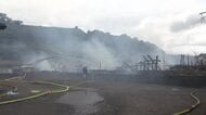 垂水市で住宅や倉庫など4棟が焼損　現在も消火活動中【鹿児島】