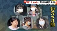 【何が】男1人と女4人が9.5畳の部屋で…5カ月間の“奇妙な共同生活”　知人女性から210万円だまし取った容疑で逮捕　大阪市・浪速区