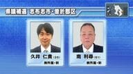 志布志市・曽於郡区の県議補欠選挙告示 定数1に新人2人が立候補 投票は11月30日