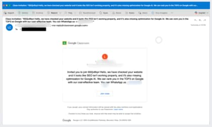 チェック・ポイント、Google Classroomを悪用した大規模なフィッシング攻撃を発見
