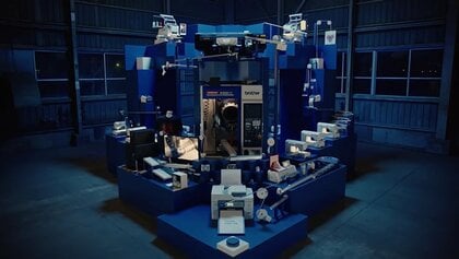 自社製品を用いた総重量3.5トンの“巨大からくり装置”が壮大…何回目で成功?ブラザー工業に聞いた