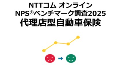 NTTコム オンライン、代理店型自動車保険を対象にしたNPS(R)ベンチマーク調査2025の結果を発表。NPSおすすめランキング1位は7年連続で東京海上日動