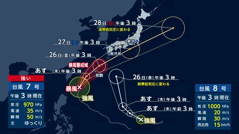 【台風：交通】ダブル台風　JALは25日18便の欠航を決定　山陽新幹線「一部区間で遅れ発生の可能性」