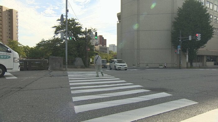 宮下橋交差点（富山市桜橋通り）