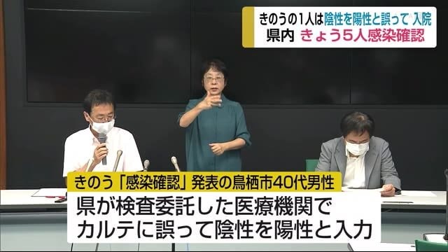 コロナ陰性を陽性と誤って入院【佐賀県】