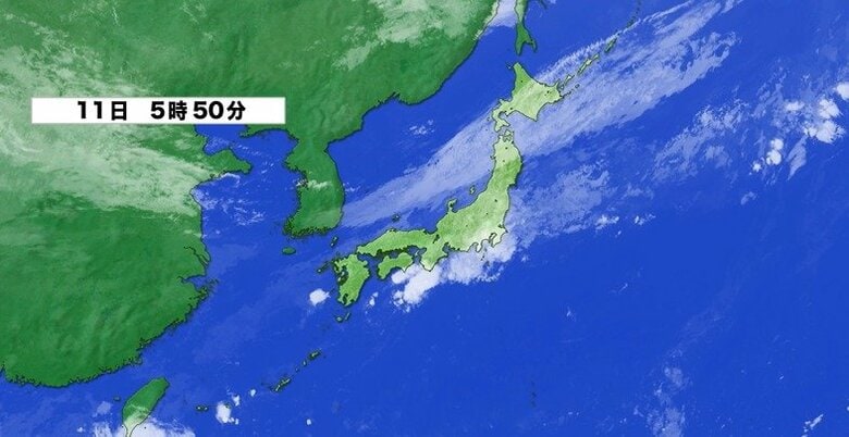 【大雨情報】東日本で土砂災害に注意 静岡県は11日昼前にかけて警報級大雨のおそれも 長く続く雨 地盤が緩んでいるところも 土砂災害・低い土地の浸水に注意・警戒を|FNNプライムオンライン