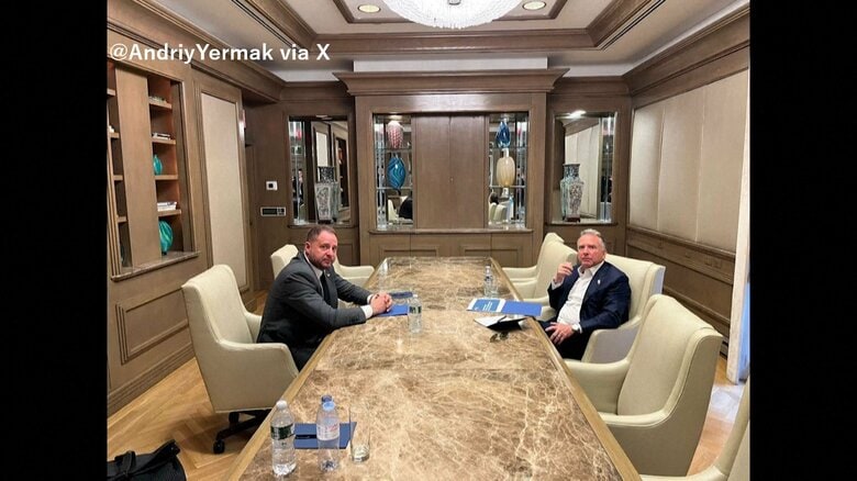 ウクライナ高官がNYでアメリカ・ウィトコフ特使と会談　ロシア軍のキーウ攻撃を説明｜FNNプライムオンライン