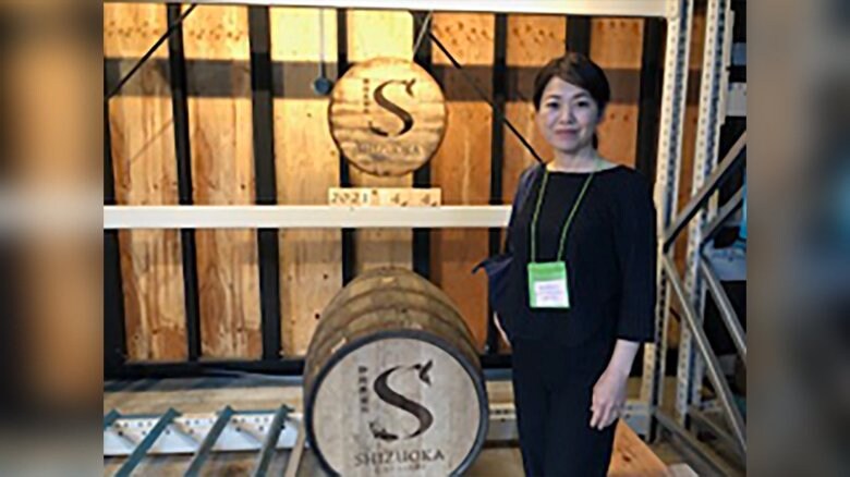 プライベートカスクを購入した山下晶子さん(画像提供:山下さん)