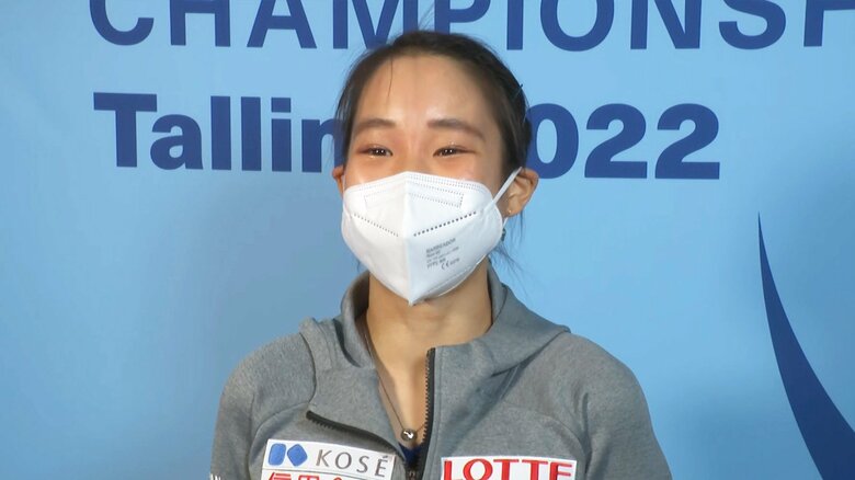 四大陸選手権の開幕前、インタビューに応じた三原舞依