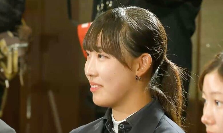 座談会に参加した馬場咲希